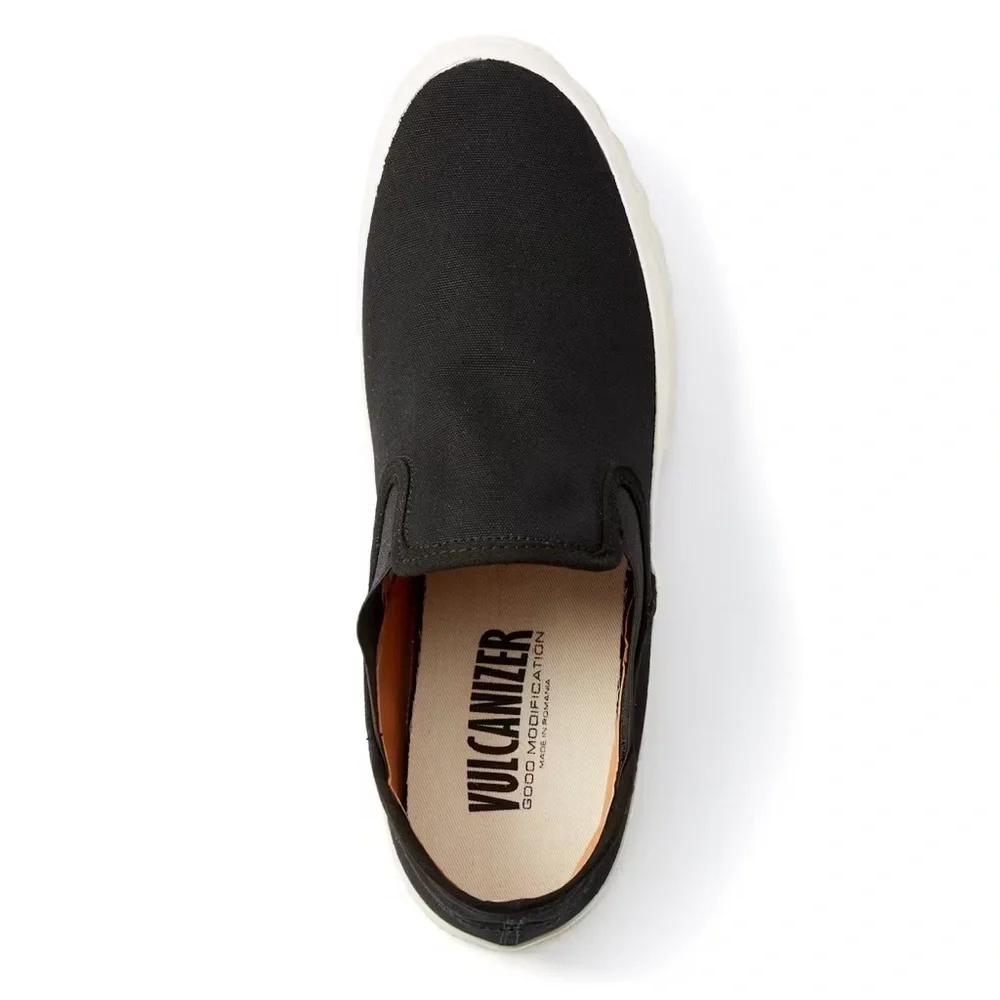 Vulcanizer • Men's Black Work Slip-On Shoes